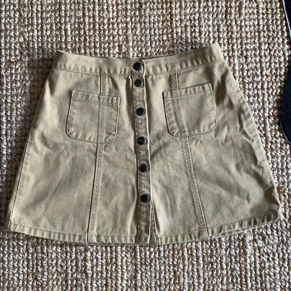 BDG button-up miniskirt
